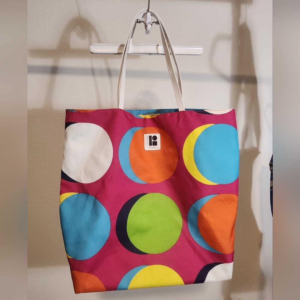 Colorful Polka Dot Tote Bag